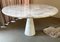 White Marble Dining Table Model M1 by Angelo Mangiarotti for Skipper, 1960s, Image 1