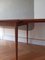 Mid-Century Extendable Dining Table in Teak, Image 7