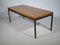 Table d'Appoint Mid-Century en Noyer avec Structure en Tube d'Acier, 1960s 6