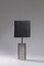 Italian Table Lamp in Brushed Steel and Acrylic Glass, 1970s 1