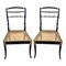 Regency Style Chairs with Cane Seats, 1920s, Set of 2 1