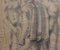 Artista de la escuela romana, The Roman Bath, años 60, Lápiz sobre papel, Enmarcado, Imagen 20