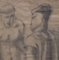 Artista della scuola romana, Terme romane, anni '60, matita su carta, con cornice, Immagine 22