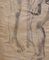 Artista de la escuela romana, The Roman Bath, años 60, Lápiz sobre papel, Enmarcado, Imagen 15