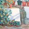 Pierre Philippe Bertrand, Il pozzo fiorito, anni '60, Olio su tavola, con cornice, Immagine 18