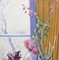Yoritsuna Kuroda, Natura morta con fiori e neve, 1974, Olio su tela, Immagine 25
