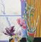 Yoritsuna Kuroda, Still Life with Flowers and Snow, 1974, Oil on Canvas 24