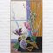 Yoritsuna Kuroda, Stillleben mit Blumen und Schnee, 1974, Öl auf Leinwand 2