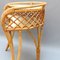 Italienischer Mid-Century Frisiertisch aus Rattan, 1960er 17