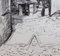 Pierre Dionisi, Patio de la Provenza, años 30, Tinta sobre papel, Enmarcado, Imagen 12
