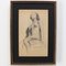 Guillaume Dulac, El desnudo sentado, años 20, Dibujo a lápiz sobre papel, Enmarcado, Imagen 2