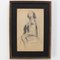 Guillaume Dulac, The Seated Nude, 1920s, Pencil Drawing on Paper, Framed 2