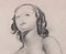 Guillaume Dulac, Il nudo seduto, anni '20, Disegno a matita su carta, con cornice, Immagine 8