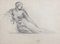Guillaume Dulac, Ritratto di nudo in posa, anni '20, matita su carta, con cornice, Immagine 2