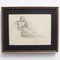 Guillaume Dulac, Portrait of Reposing Nude, 1920s, Pencil on Paper, Framed 1