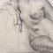 Guillaume Dulac, Ritratto di nudo in posa, anni '20, matita su carta, con cornice, Immagine 5