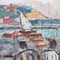 Alfred Salvignol, Sailors in the Port of Nice, 1950s, Mixed Media, Framed 7