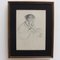 Guillaume Dulac, Mother Nursing Her Baby, 1920s, Pencil Drawing on Paper, Framed 2