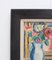 Louis Latapie, Bouquet of Flowers with Vanitas, 1930s, Wax Crayon on Paper, Framed 4