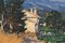 Michel Margueray, Blick auf den Mont Ventoux unter dem Himmel der Provence, 2000er, Öl auf Leinwand, Gerahmt 9
