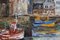 Gervais Leterreux, El puerto de Honfleur, 1993, óleo sobre lienzo, Imagen 13