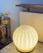 Lámpara de mesa vintage con forma de globo de cristal de Murano, años 70, Imagen 2