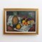 Lucien Martial, Still Life with Pineapple, 1960s, Oil on Paper, Framed, Image 2