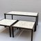 Mid-Century French Tiled Tables, 1960s, Set of 3 3