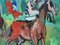 Pierre Gaillardot, The Racing Horses, años 70, Gouache sobre papel, enmarcado, Imagen 9