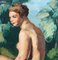 Charles Kvapil, The Bather, 1934, Oil on Board, Framed, Image 6