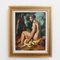 Charles Kvapil, The Bather, 1934, Oil on Board, Framed 2