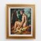 Charles Kvapil, The Bather, 1934, Oil on Board, Framed, Image 2