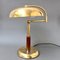 Mid-Century Italian Brass Table Lamp with Swivel Arm, 1950s, Image 1