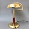 Italienische Mid-Century Tischlampe aus Messing mit drehbarem Arm, 1950er 2