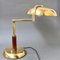 Italienische Mid-Century Tischlampe aus Messing mit drehbarem Arm, 1950er 5