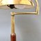 Lampe de Bureau Mid-Century en Laiton avec Bras Pivotant, Italie, 1950s 8