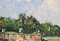 M. Phidias, Il parco, anni '20, Olio su tela, con cornice, Immagine 9