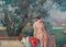 Guillaume Dulac, Landscape with Two Bathers, Oil on Panel, Framed, Image 9
