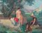 Guillaume Dulac, Paesaggio con due bagnanti, Olio su tavola, In cornice, Immagine 1