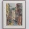 Roland DuBuc, Parisian Street Scene, 1970s, Watercolor, Framed 2