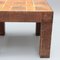 Tavolino vintage quadrato con ripiano in ceramica di Jacques Blin, Francia, anni '50, Immagine 18