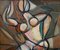 STM, Untitled Cubist Figure, 1970s, Oil on Board, Framed 5