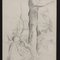 Guillaume Dulac, Mother with Child Under a Tree, 1920s, Pencil Drawing, Framed 3