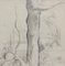 Guillaume Dulac, Madre con bambino sotto un albero, anni '20, disegno a matita, con cornice, Immagine 4