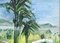Robert Humblot, La bahía de Fort-de-France Martinica, 1959, óleo sobre lienzo, enmarcado, Imagen 6