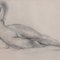 Guillaume Dulac, Portrait of Reclining Nude, 1920s, Pencil Drawing on Paper, Framed, Image 6