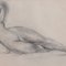 Guillaume Dulac, Ritratto di nudo sdraiato, anni '20, Disegno a matita su carta, con cornice, Immagine 6