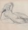 Guillaume Dulac, Portrait of Reclining Nude, 1920s, Pencil Drawing on Paper, Framed 4