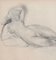 Guillaume Dulac, Portrait of Reclining Nude, 1920s, Pencil Drawing on Paper, Framed, Image 4