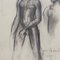 Guillaume Dulac, Porträt von Jean, 1920er Jahre, Bleistiftzeichnung auf Papier, gerahmt 6